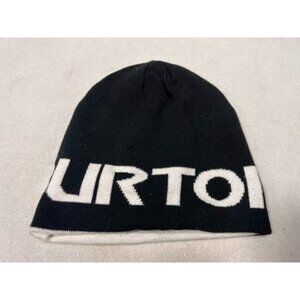 Burton Beanie Skull Cap Reversible Outdoors Gorpcore Ski Winter Black White